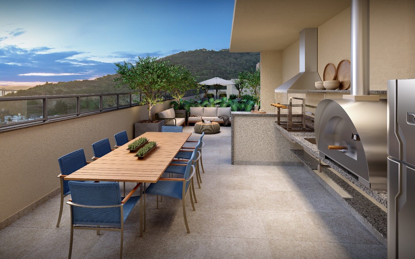 Rooftop gourmet