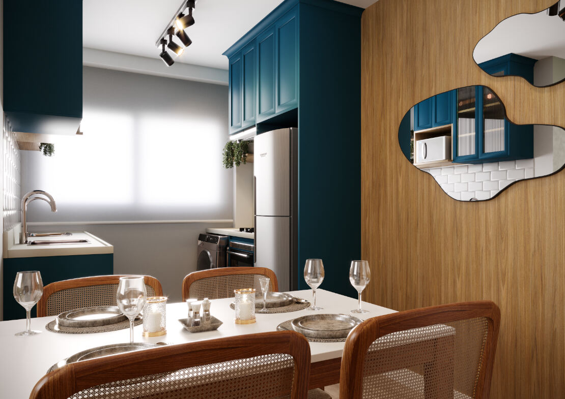 Cozinha decorada