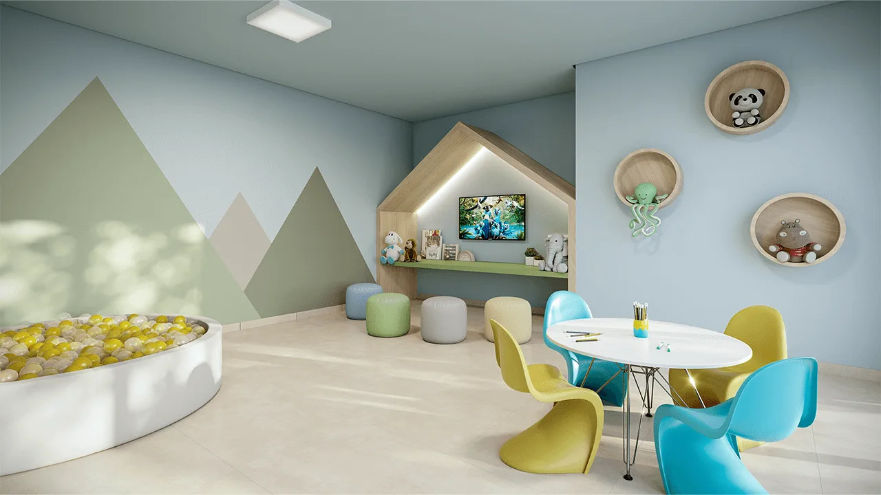 Espaço kids do Novo Lar Atlanta