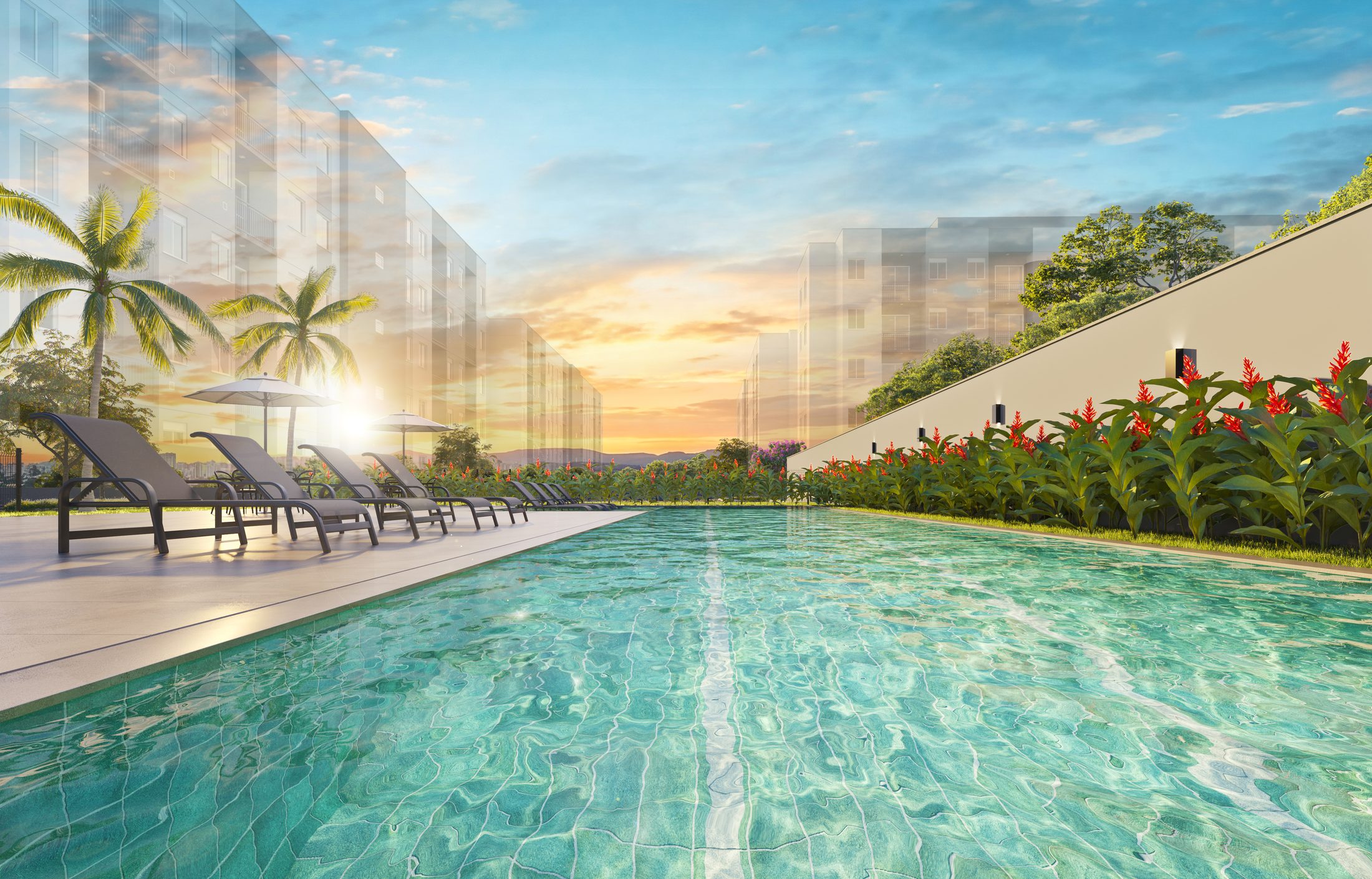 Piscina do Park Village